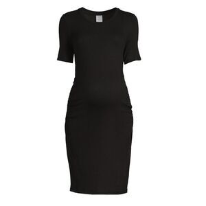 Time and Tru Women’s Maternity Ruched Dress Size Medium